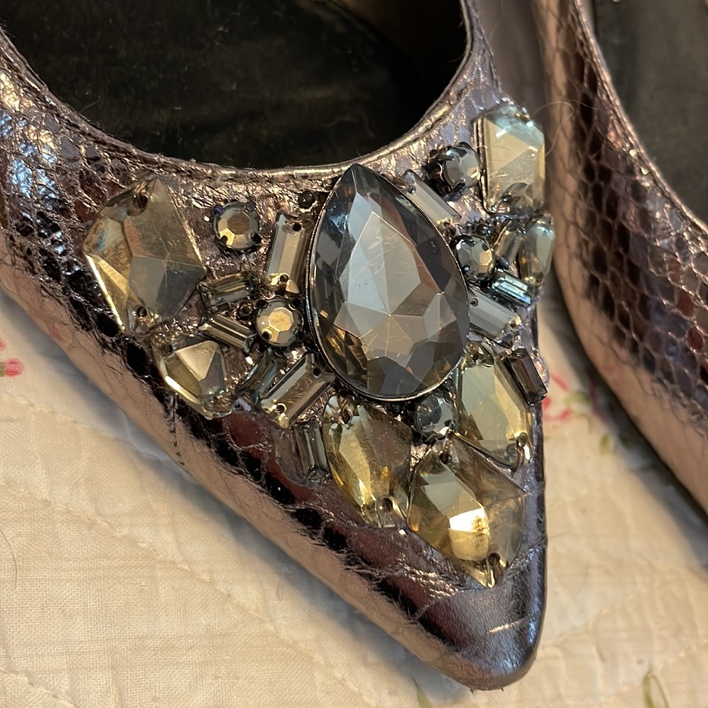 Samedelman Boutique Jeweled Flats View 4
